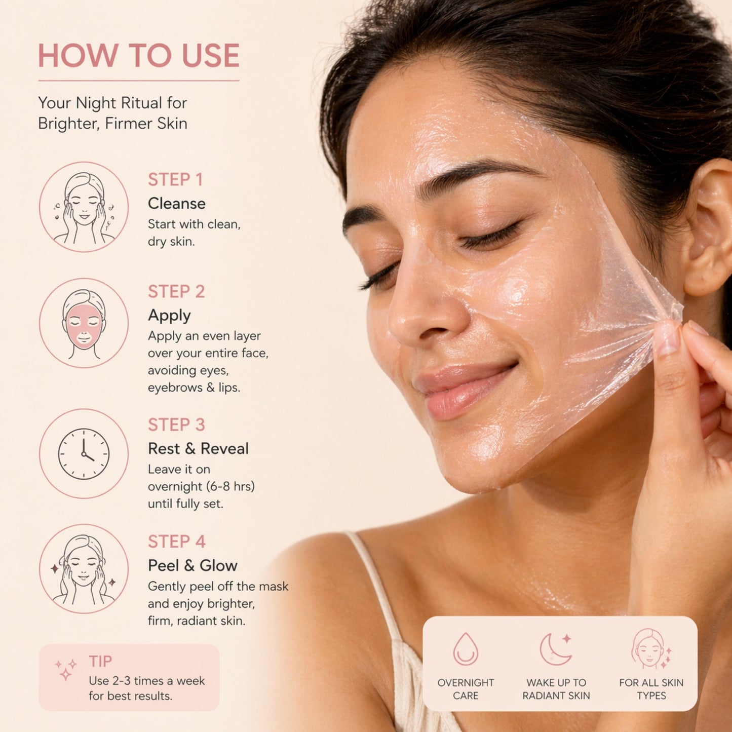 Korean Collagen De-Tan Night Mask