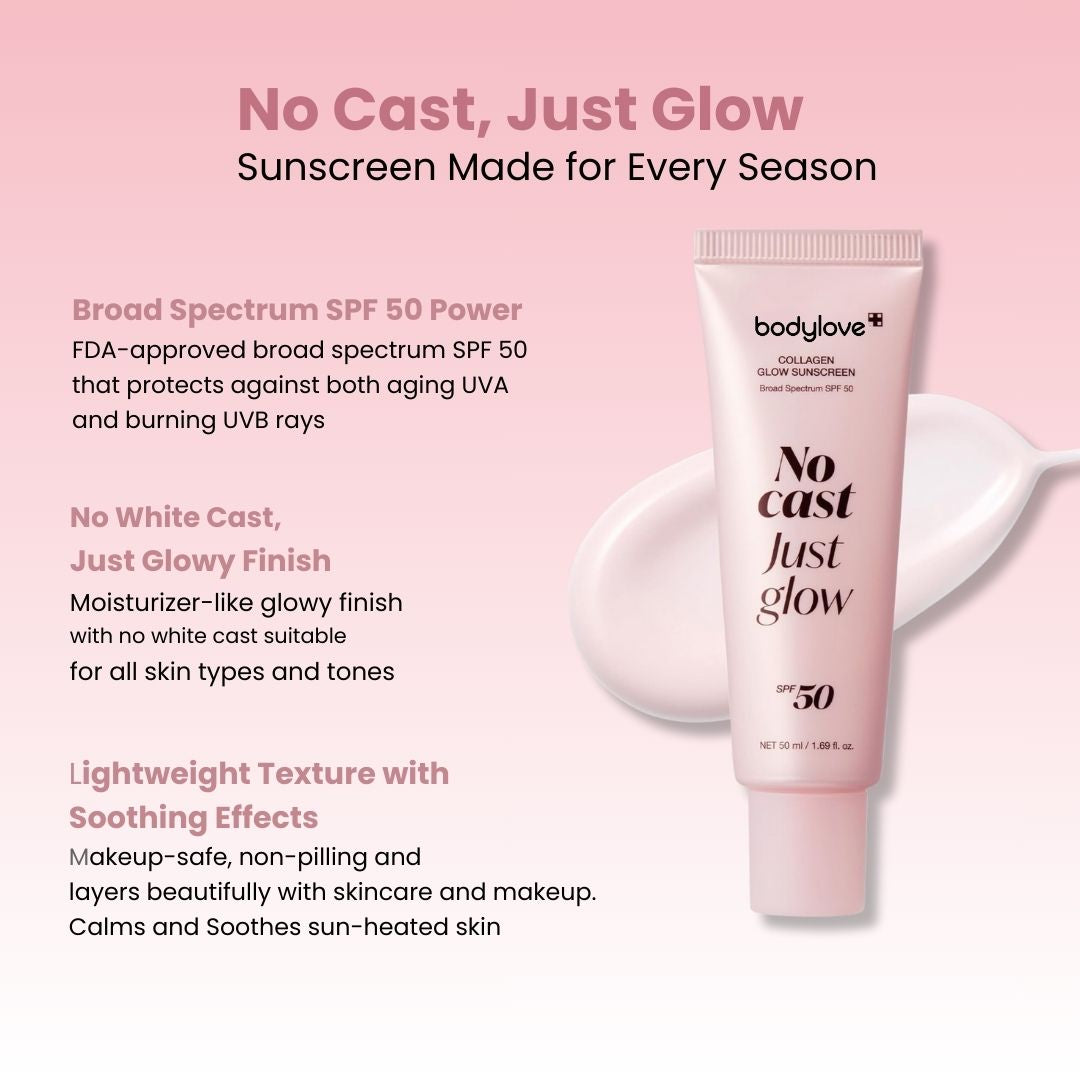 No Cast Just Glow Collagen Sunscreen