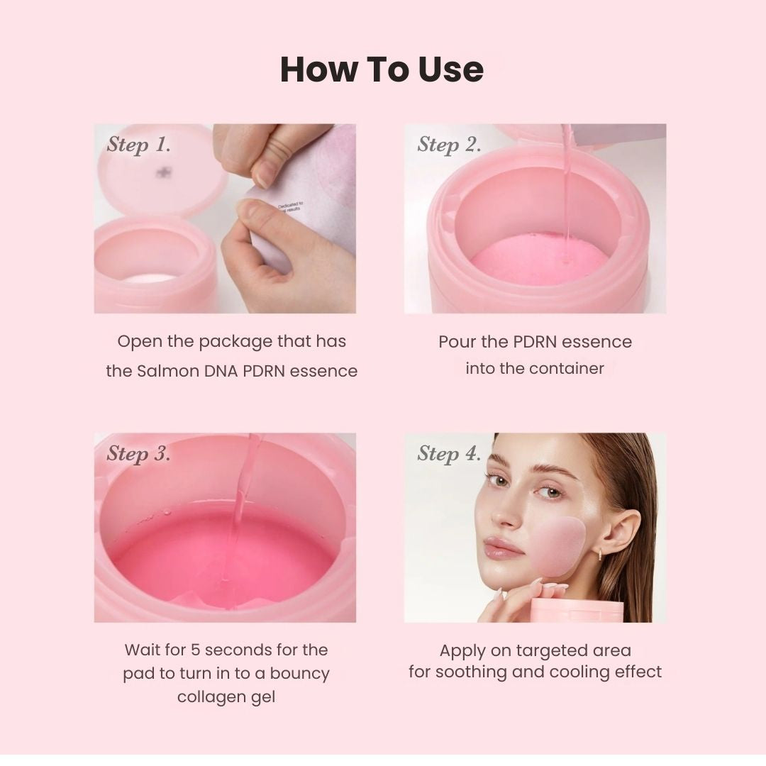 PDRN Pink Collagen Gel Toner Pad