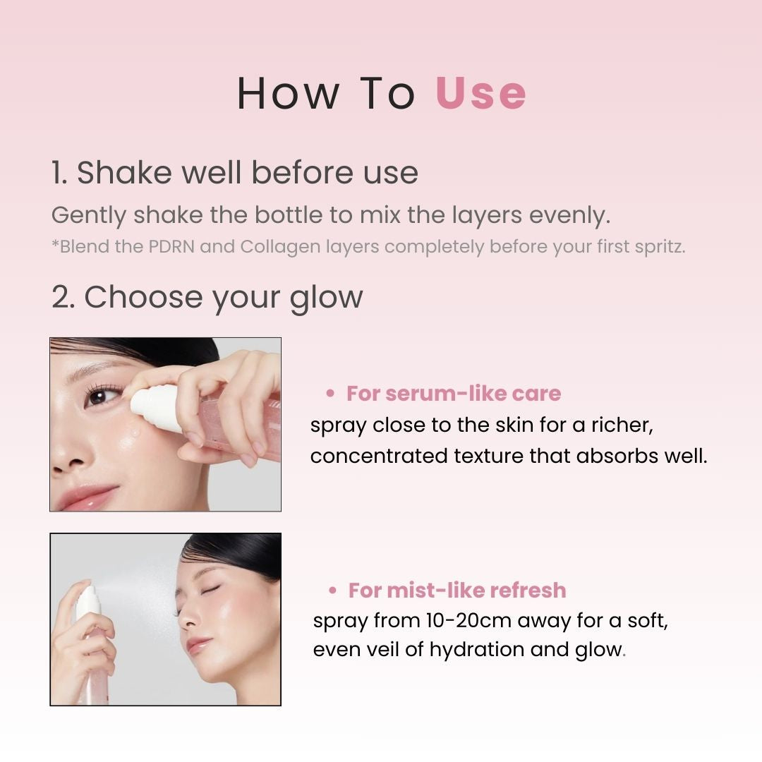 BodyLove™ PDRN Pink Glow Jelly Mist Serum