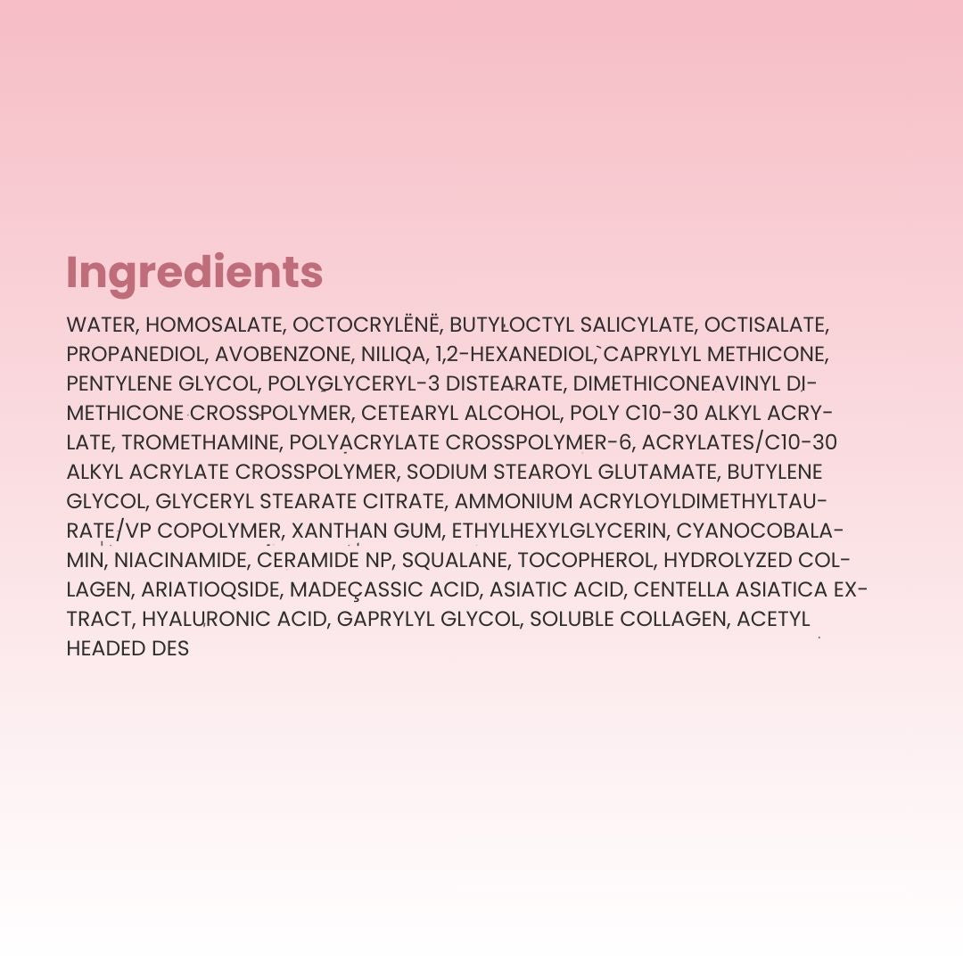 No Cast Just Glow Collagen Sunscreen