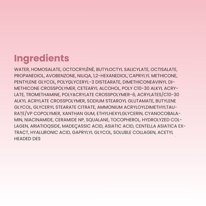 No Cast Just Glow Collagen Sunscreen