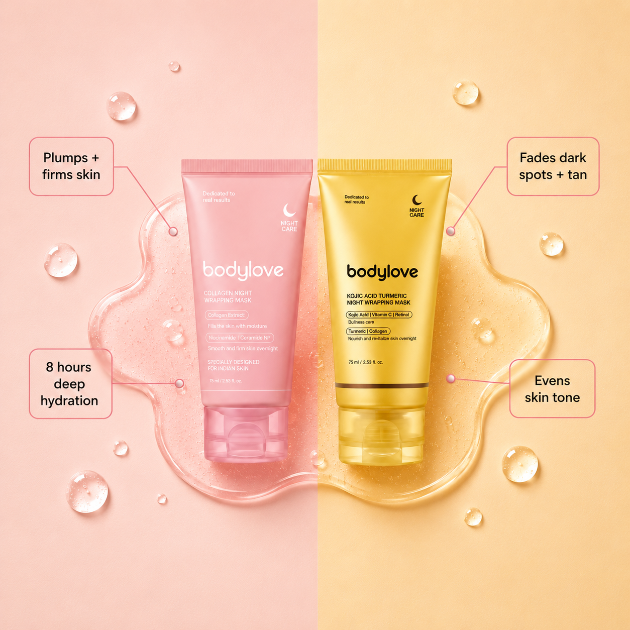 Rakhi sale - Both Korean Collagen mask at 999