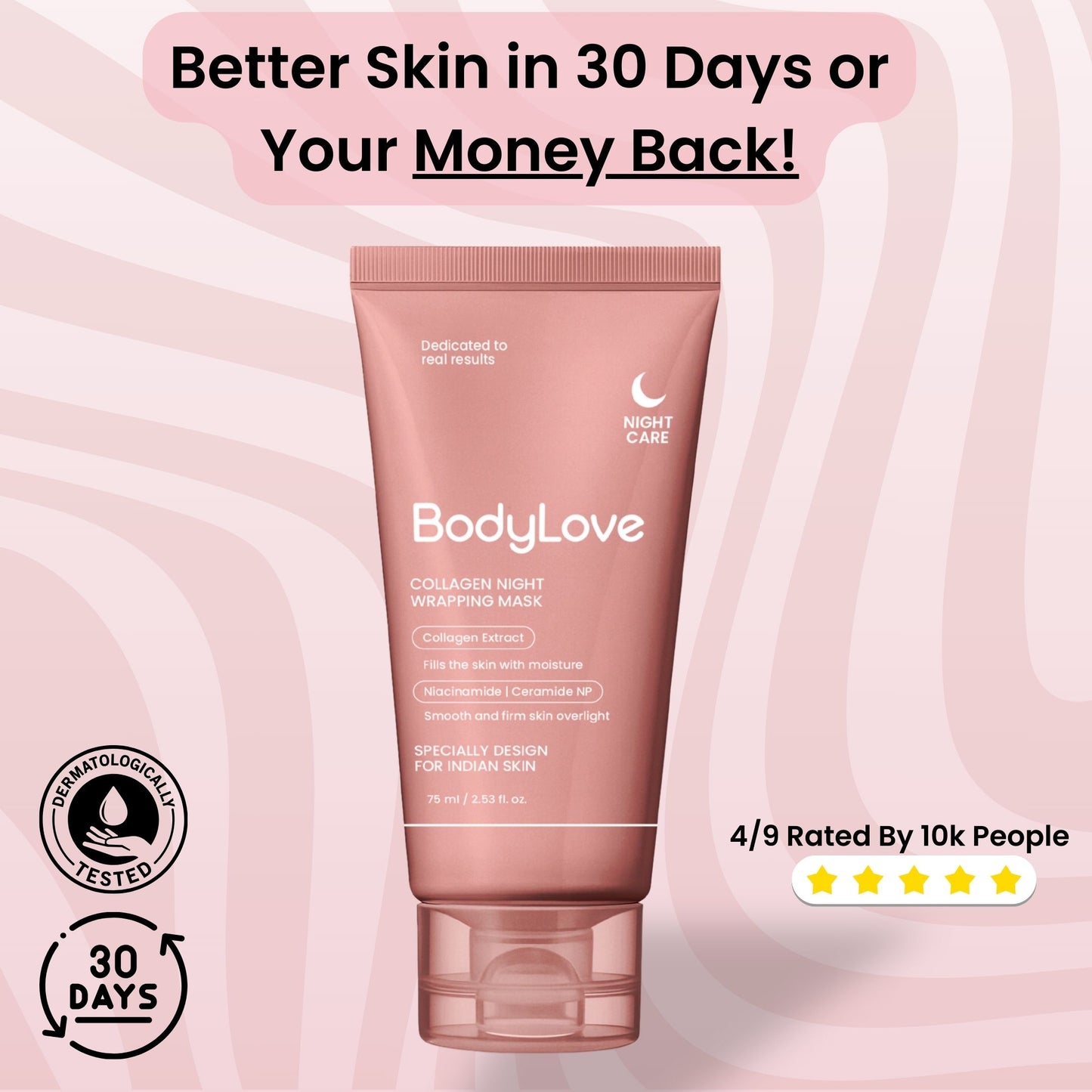 Korean Collagen Night Wrapping Peel Off Mask