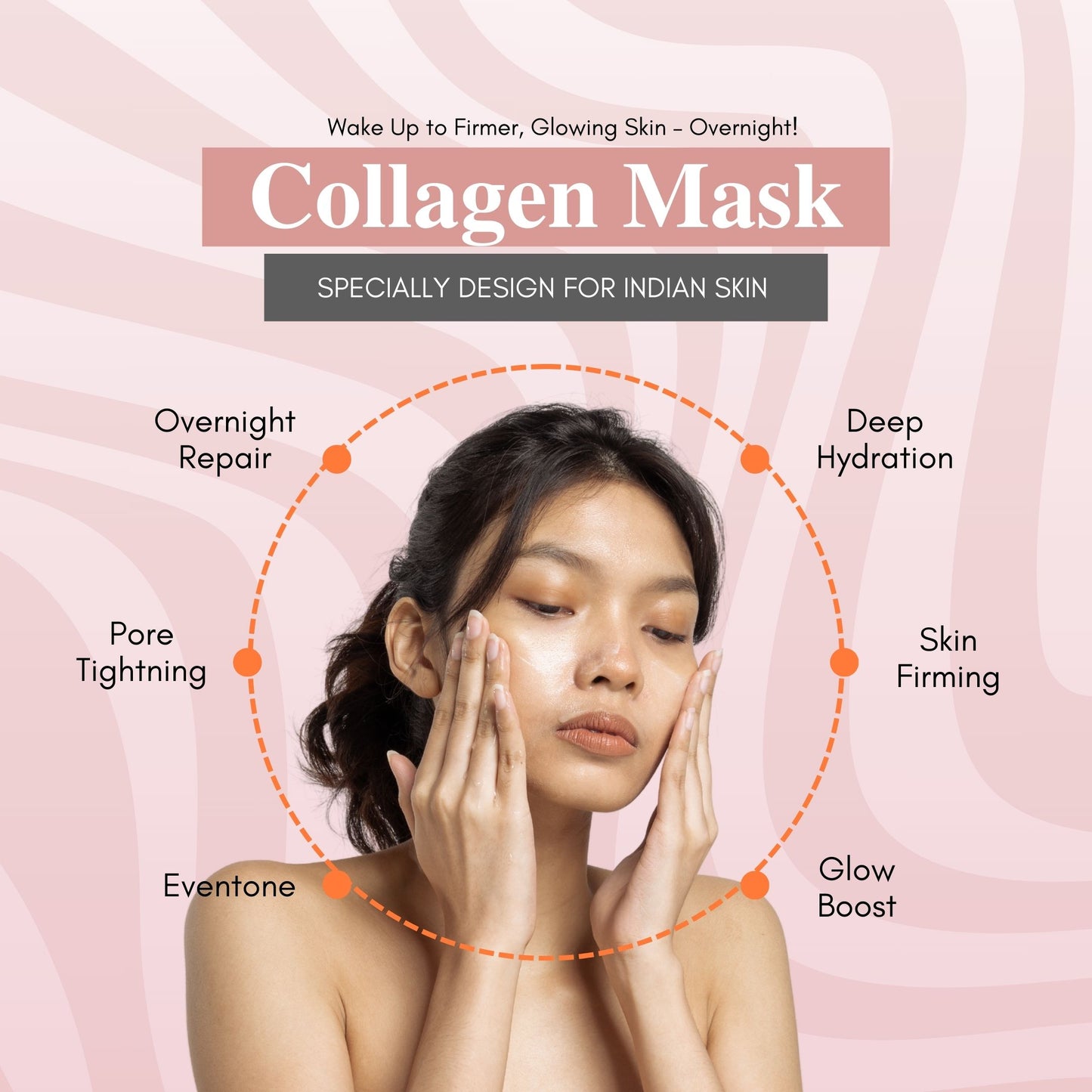 Korean Collagen Night Wrapping Peel Off Mask